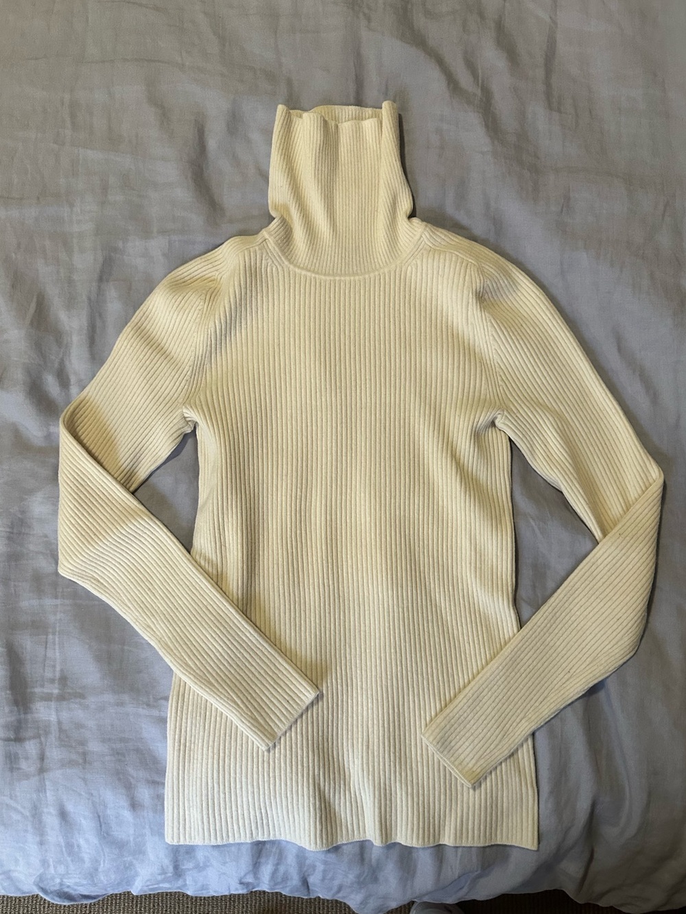 Everlane Cream Turtleneck Sweater - Size Small